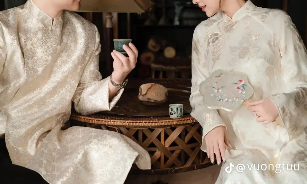 99+ Hình ảnh áo dài đôi nam nữ đẹp cân mọi khung hình