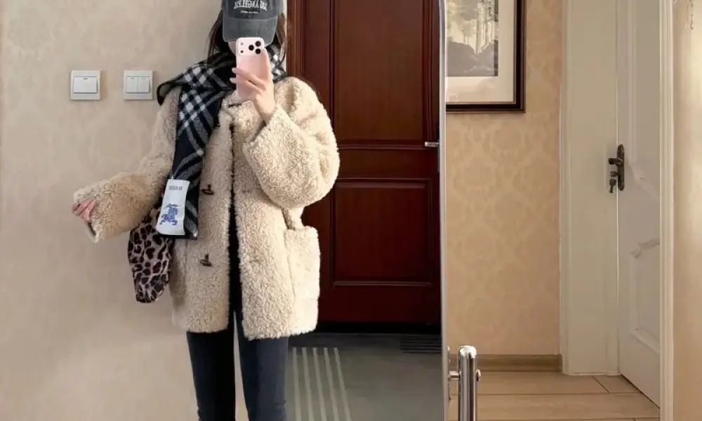 Tuyển tập 90+ ảnh áo khoác lông cừu chuẩn phong cách Hàn