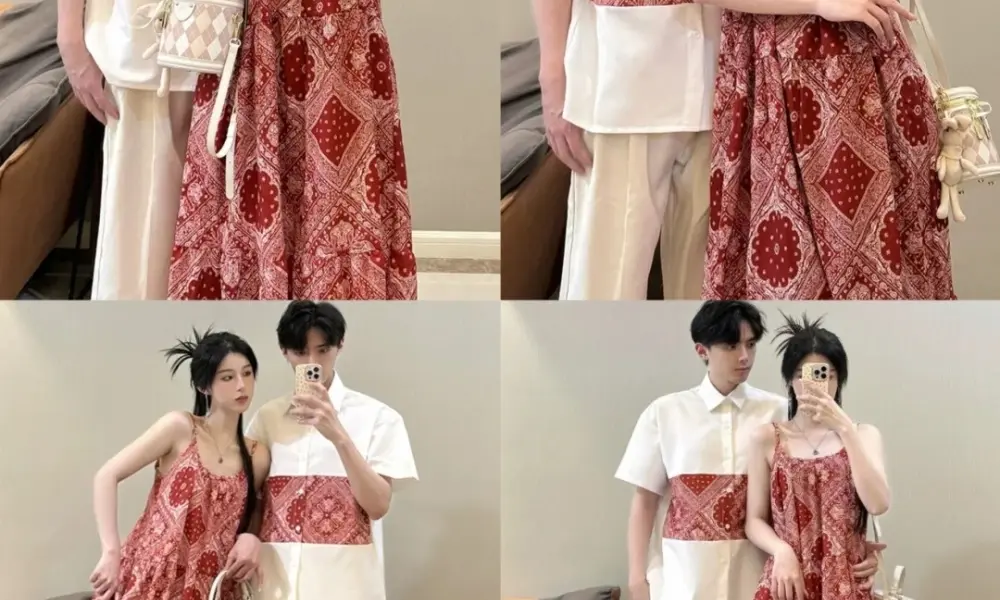 99+ Hình ảnh set váy áo đôi cho người yêu cực đẹp và lãng mạn