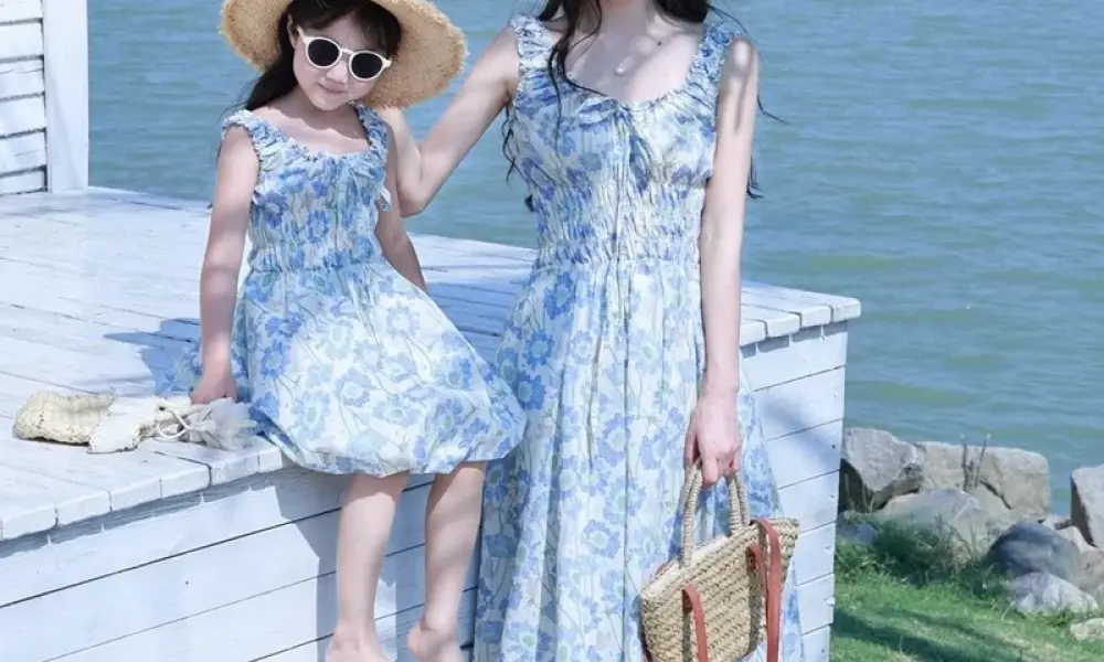 62+ kiểu váy maxi mẹ và bé đi biển giúp cả hai tỏa sáng