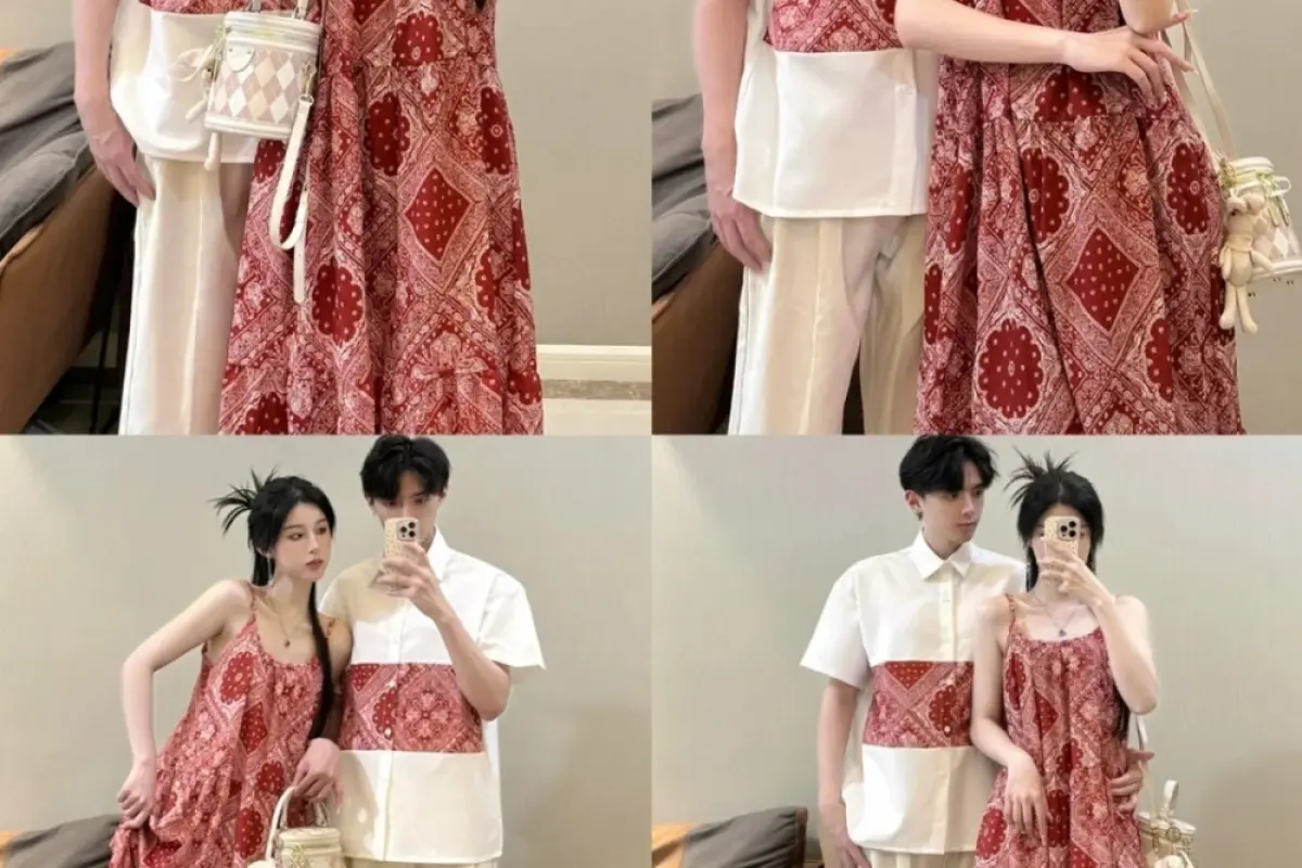 99+ Hình ảnh set váy áo đôi cho người yêu cực đẹp và lãng mạn