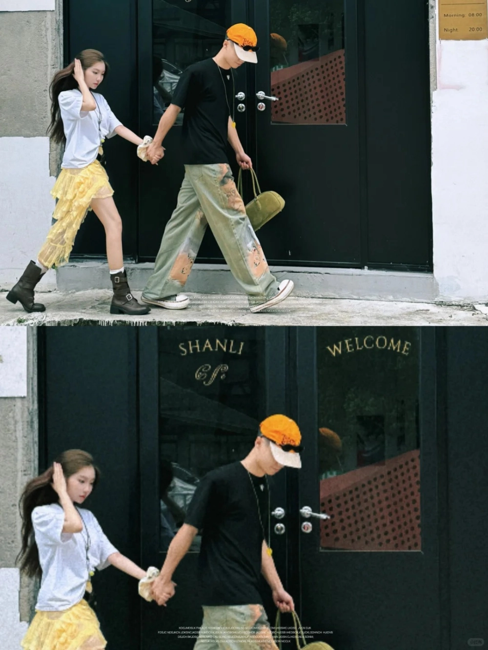 Áo khoác lửng đôi phong cách thời trang năm 2000 cho cặp đôi