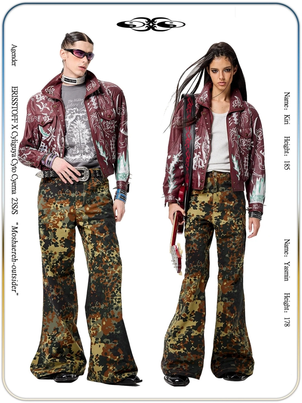 Phụ kiện tóc Y2K cặp tạo điểm nhấn cho trang phục