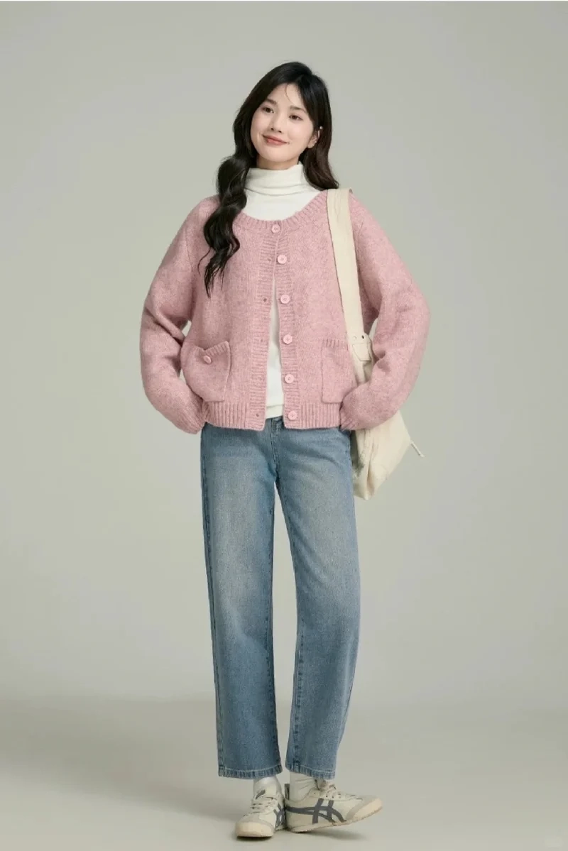 Mặc hàng ngày vẫn xinh với áo cardigan dệt kim mặc hàng ngày