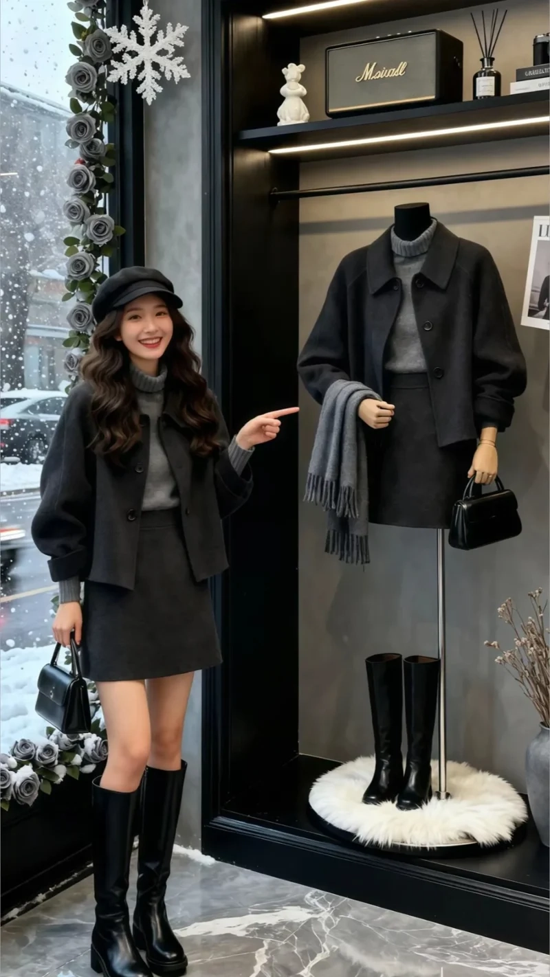 Giữ ấm khi trời lạnh với áo cổ lọ mặc lạnh