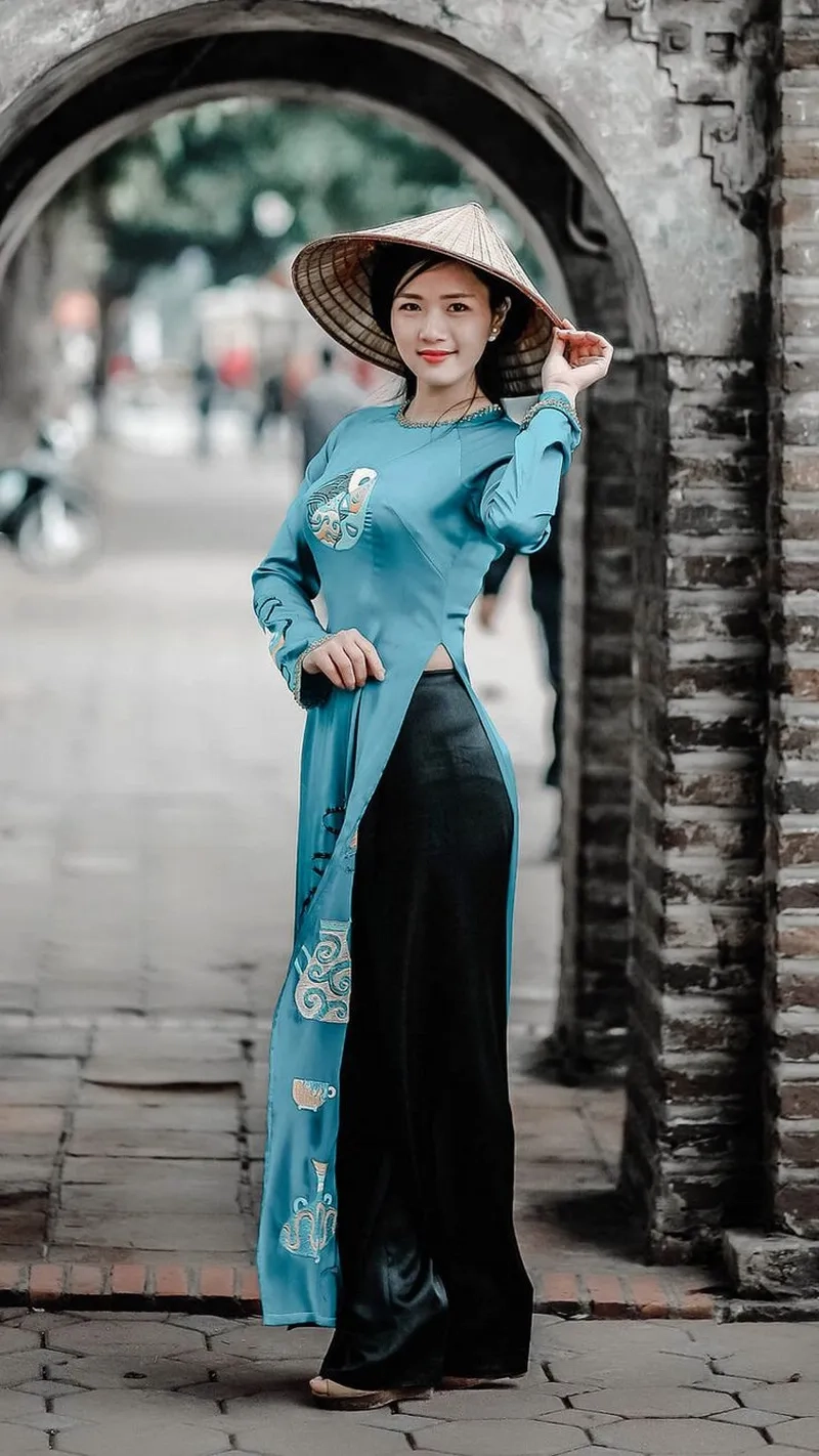 Khoảnh khắc cuốn hút với mẫu áo dài nữ đẹp