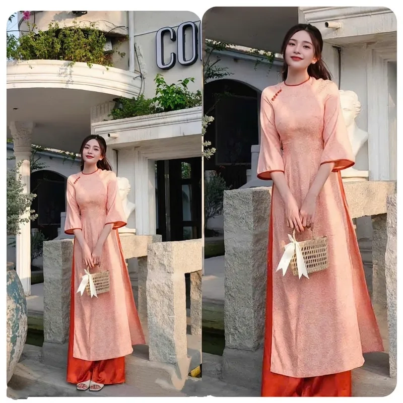 Thiết kế duyên dáng tôn nét Việt với áo dài tay lỡ