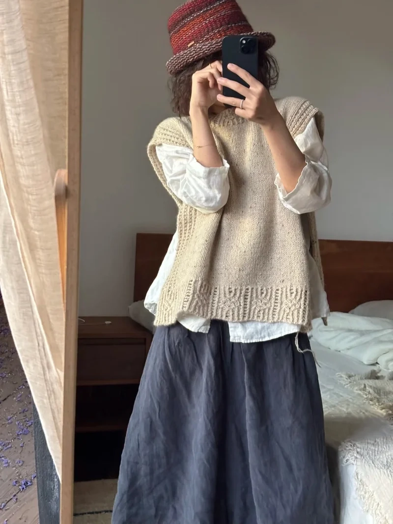 Chất liệu cao cấp cùng áo gile len cao cấp