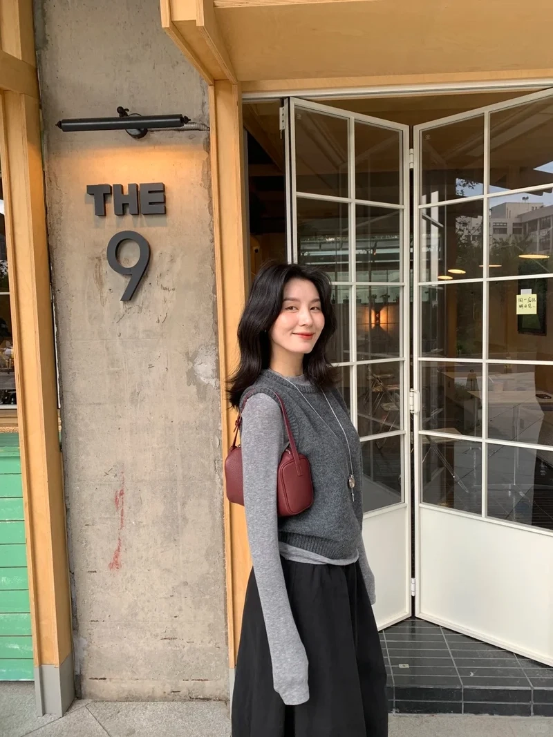 Ấm áp mùa lạnh cùng áo gile len mùa thu đông