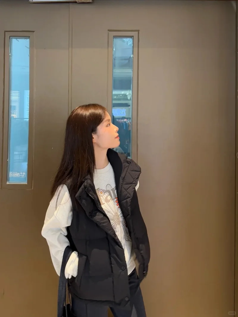 Ấm áp mùa lạnh cùng áo gile phao mặc mùa lạnh