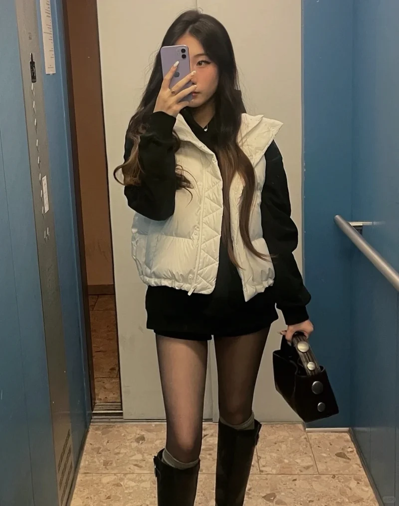 Phong cách năng động nổi bật với áo gile phao phong cách năng động