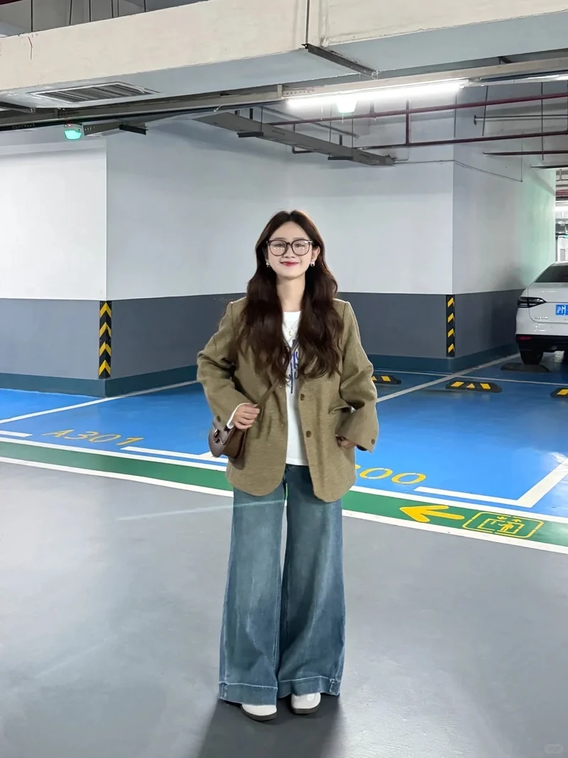 Thanh lịch nhẹ nhàng với áo blazer dáng suông
