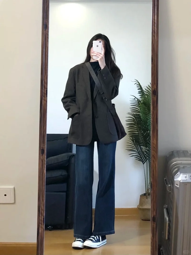 Form chuẩn tôn dáng cùng áo blazer form chuẩn