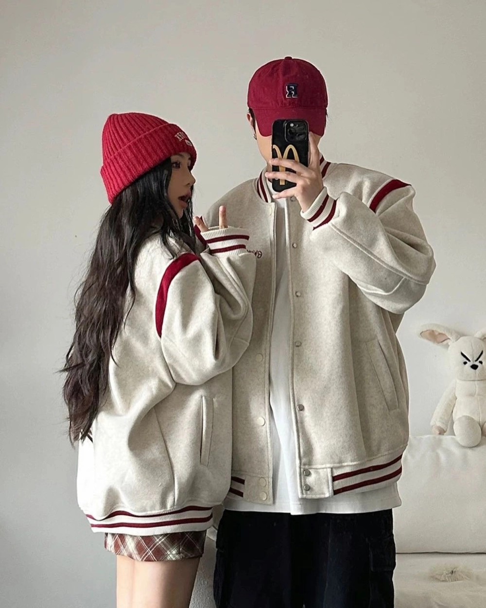 Áo khoác cặp mùa đông local brand thiết kế độc bản