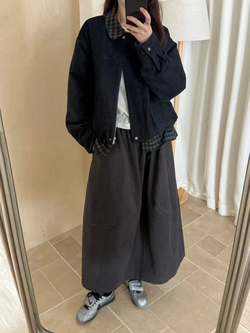 Chất đường phố từ áo khoác denim street style