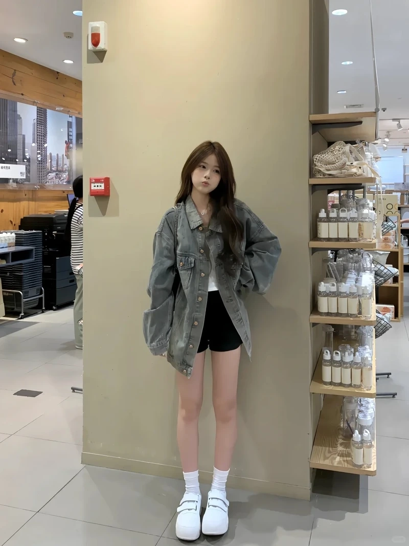 Gu thời thượng cùng áo khoác denim phong cách