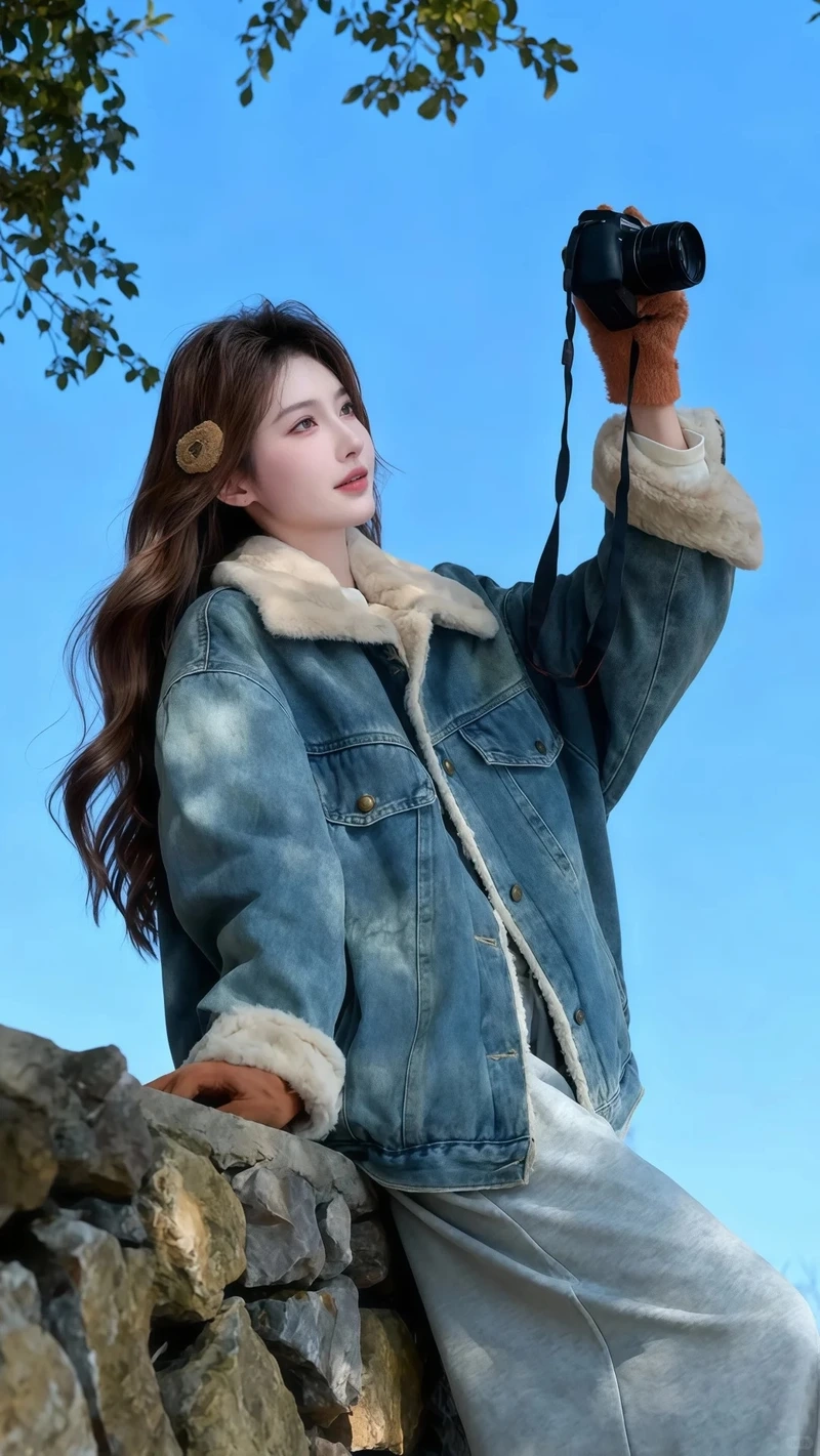 Trẻ trung năng động với áo khoác denim trẻ trung