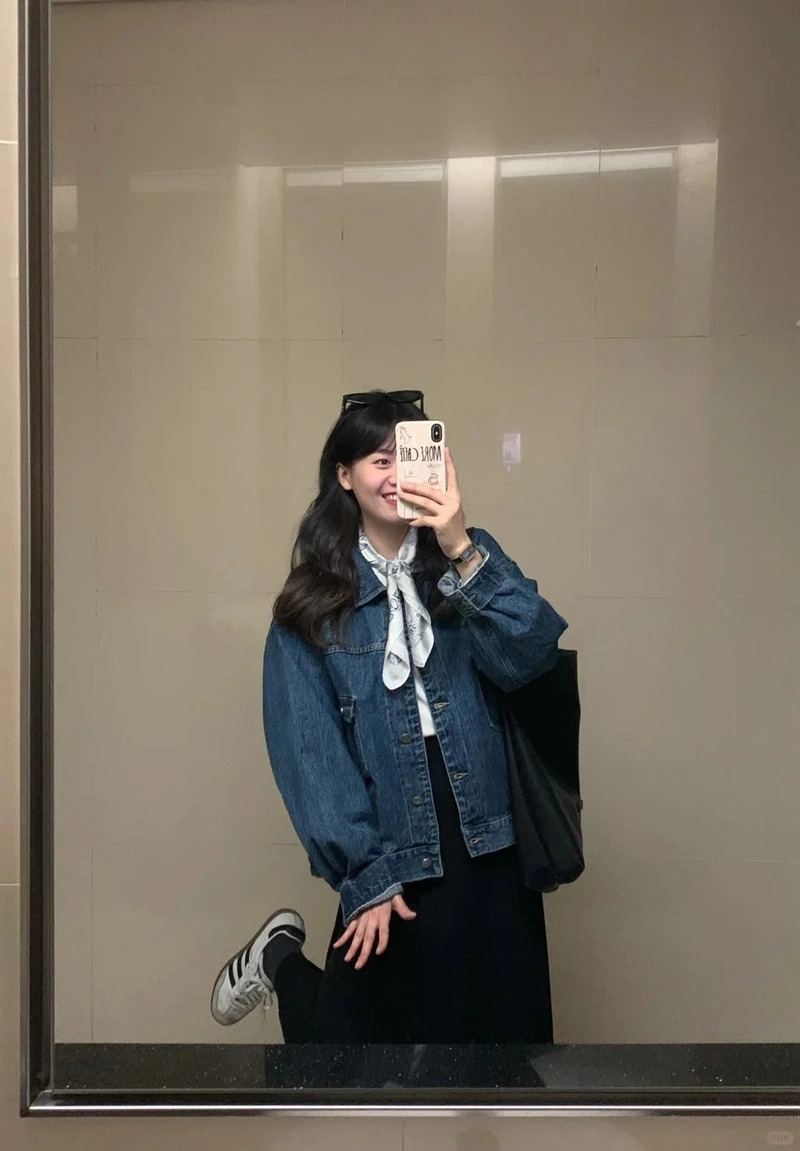 Chuẩn gu giới trẻ với áo khoác denim phong cách hàn quốc