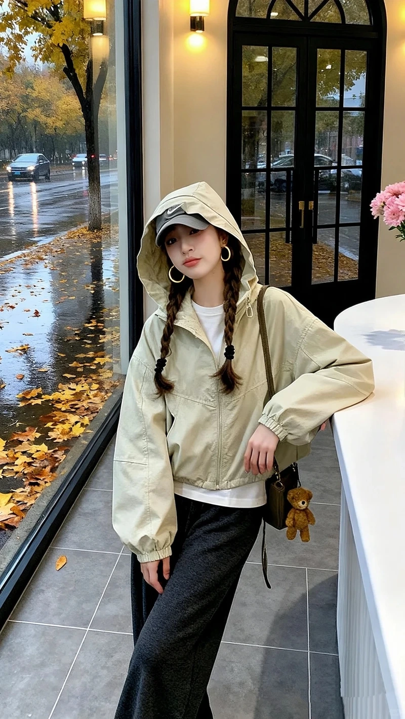 Dễ mặc cho mọi giới với áo khoác dù unisex