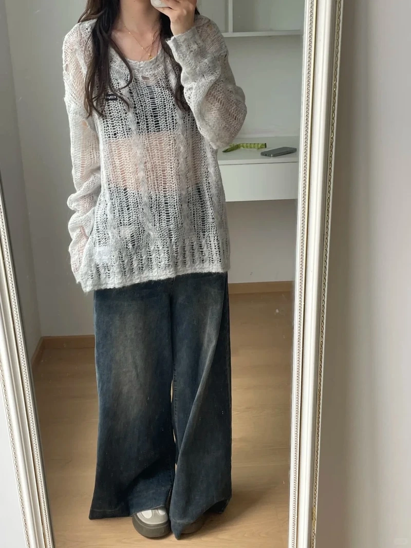 Phong cách ngày hè cùng áo lưới mùa hè