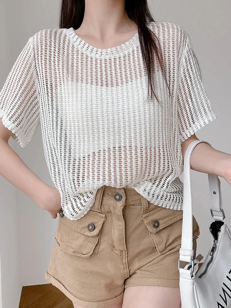 Chất bụi phố thị từ áo lưới phong cách đường phố