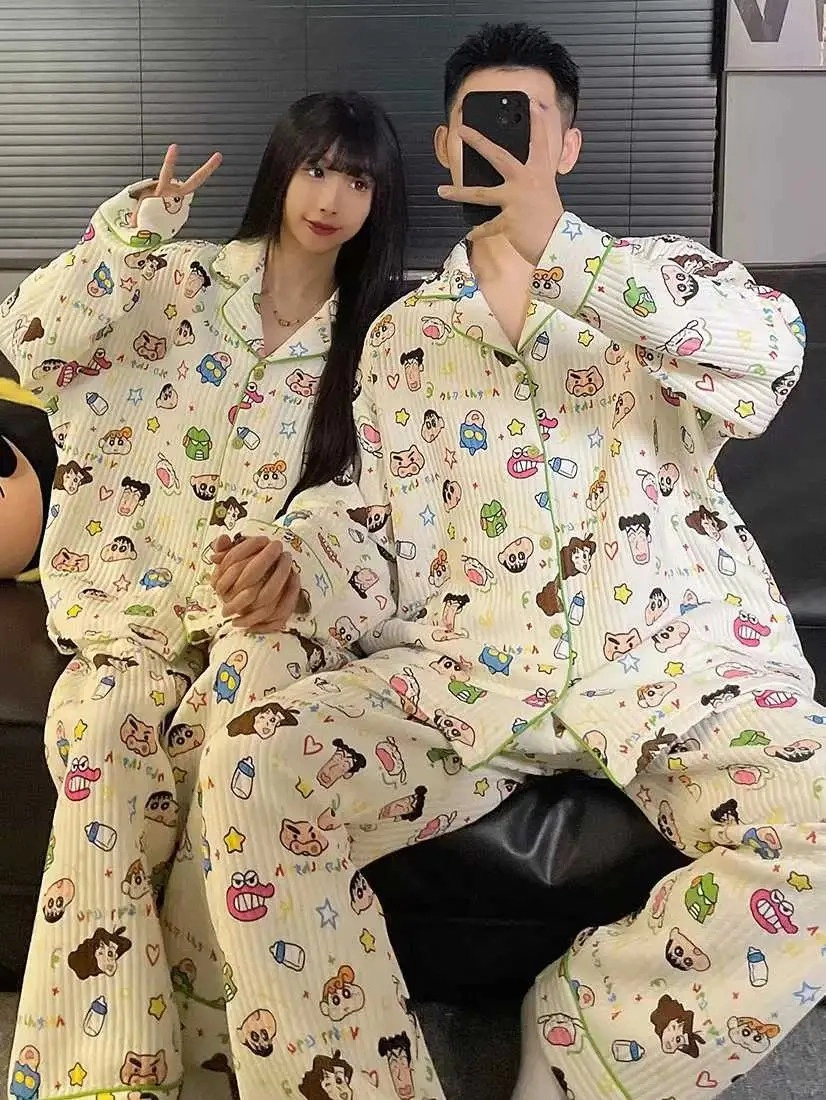 Bộ đồ ngủ đôi thun cotton thoải mái cho đêm cuối năm