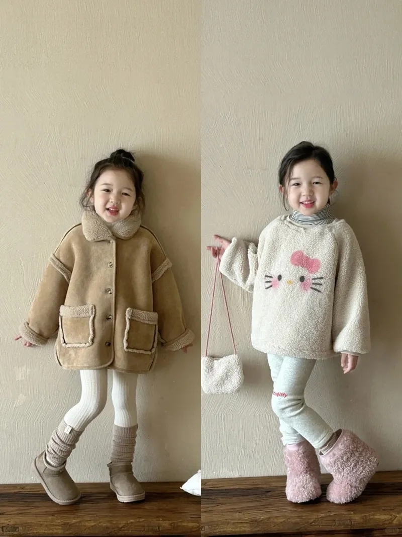 Set phối đồ bé gái mùa đông ấm