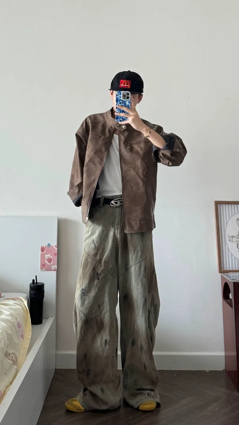 Set phối đồ nam gầy cao thanh lịch