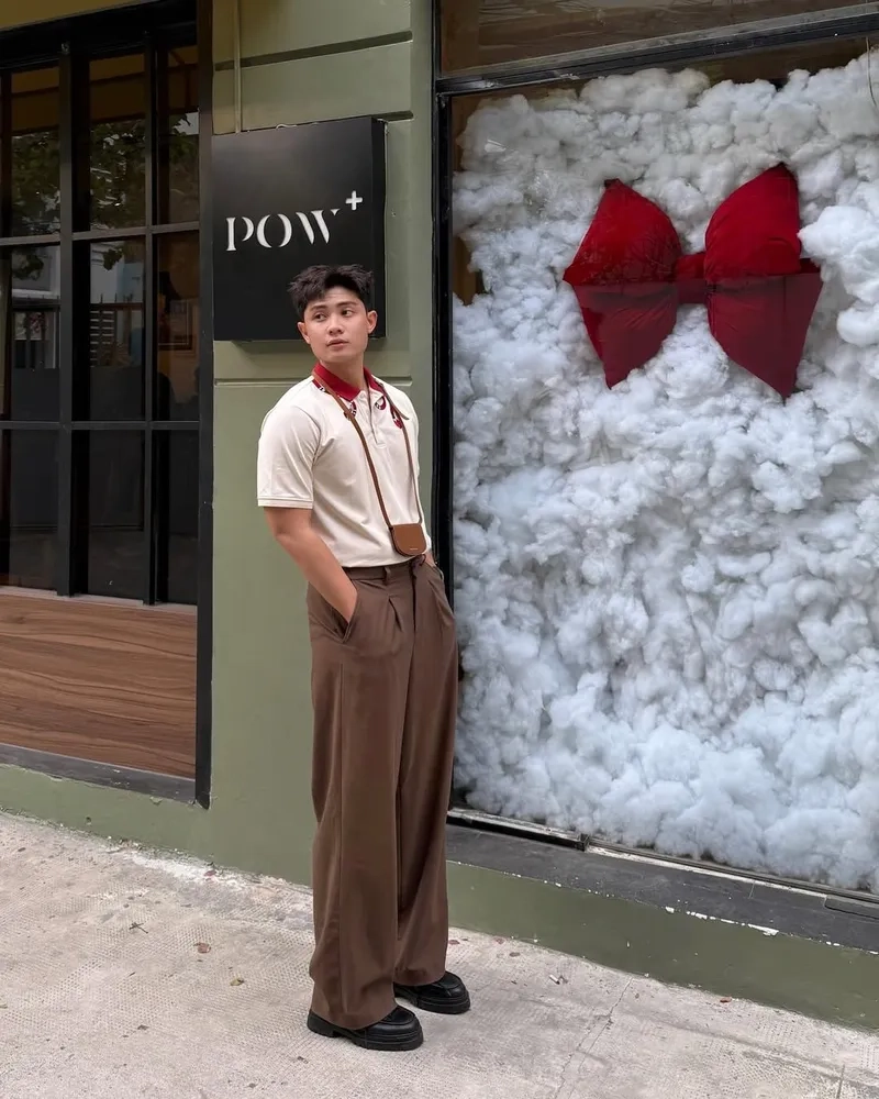 Dáng quần cho người gầy trông mập