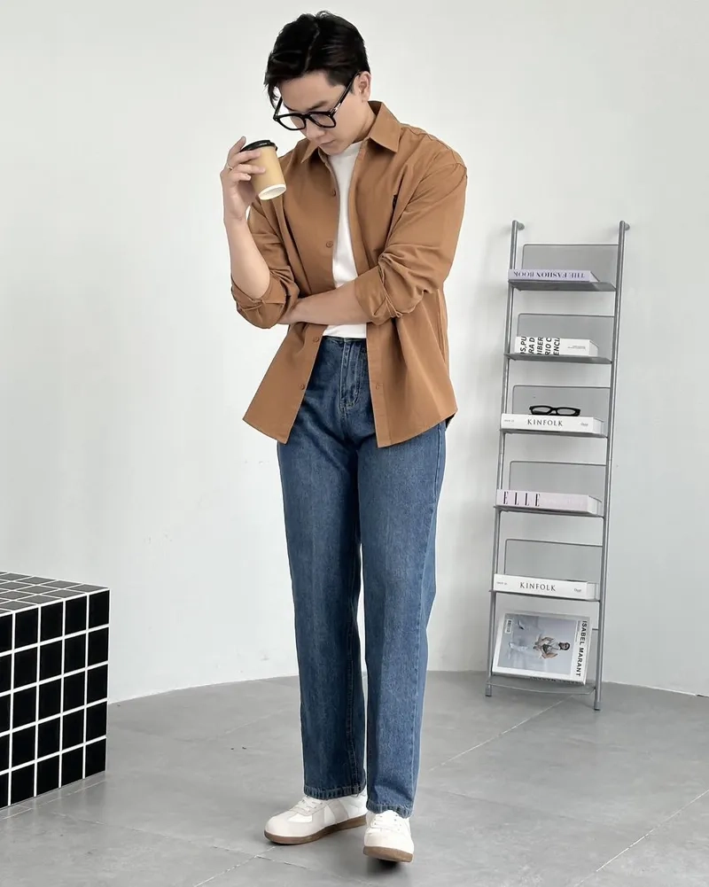 Gu phối đồ đi học phong cách Hàn Quốc