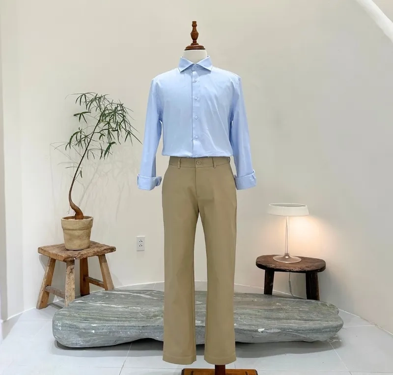 Kiểu quần tây áo sơ mi đi làm chuẩn