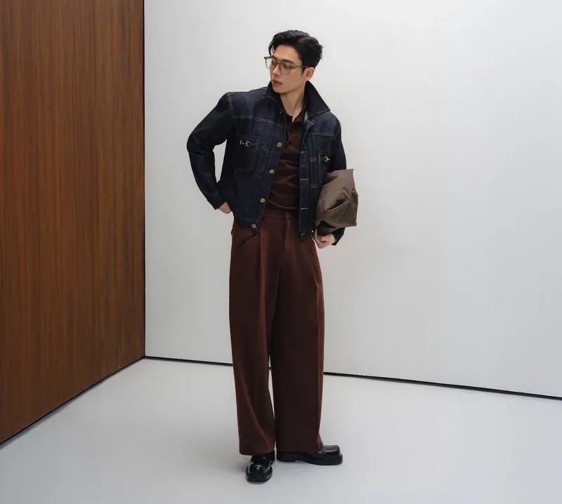 Đôi giày búp bê mùa thu nữ tính