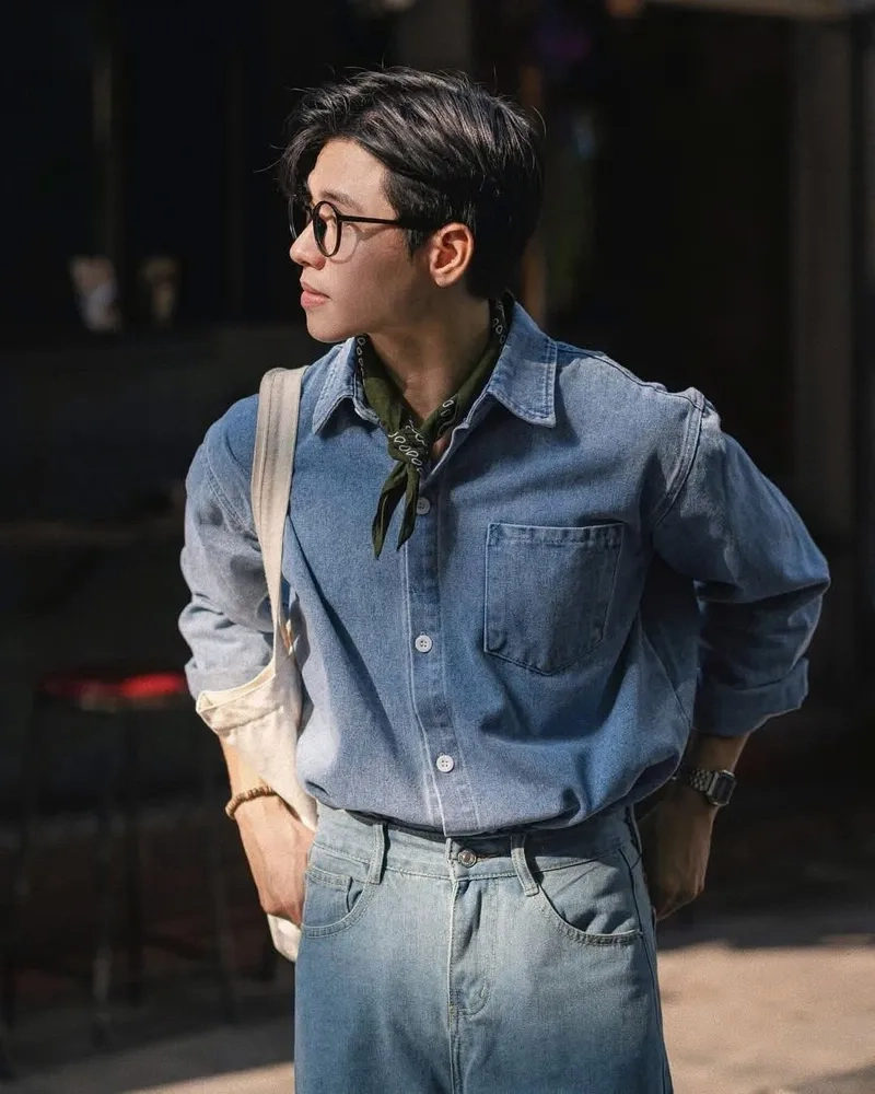 Mẹo phối đồ nam gầy trông đầy đặn