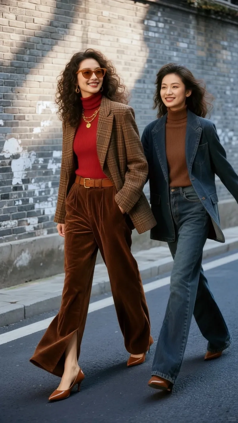 Cách phối đồ vintage cho người gầy