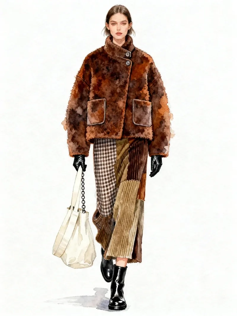 Set phối đồ vintage mùa thu dịu