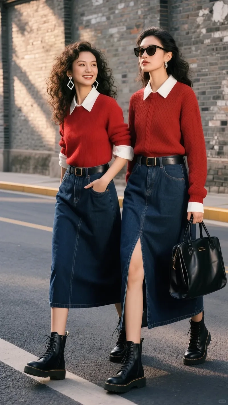 Mẫu quần ống loe vintage tôn dáng