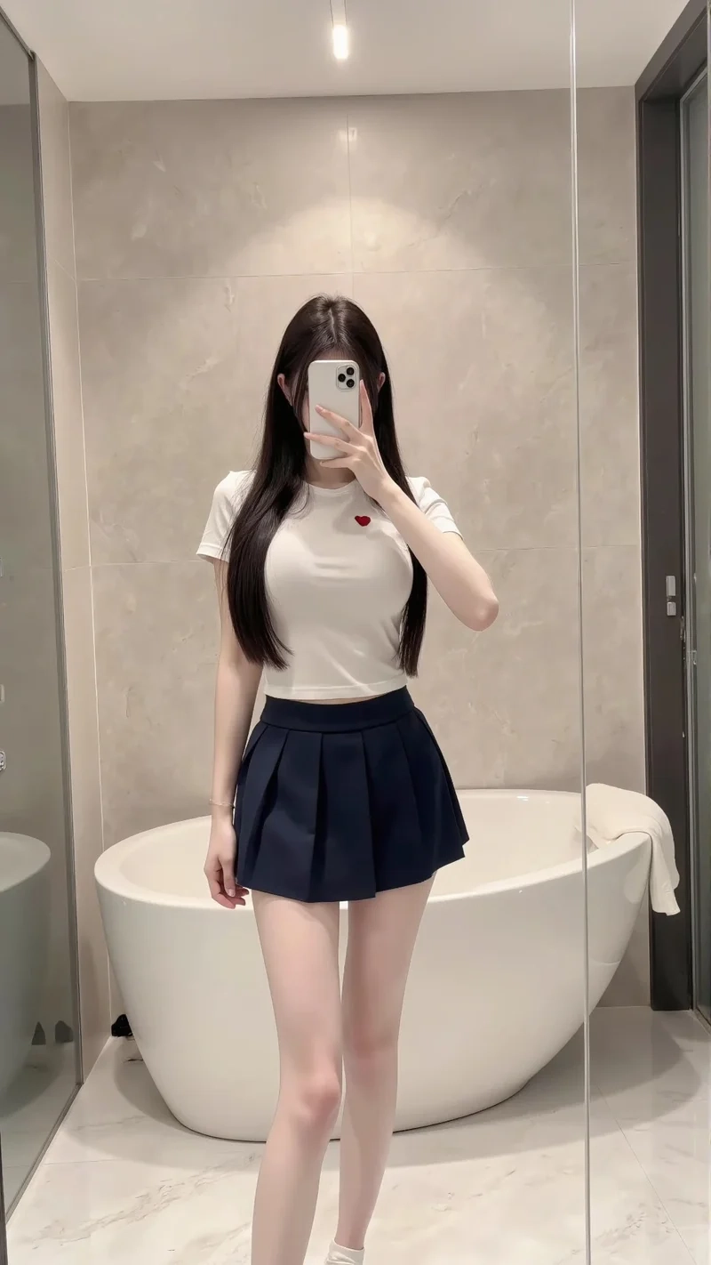 Thêm nữ tính với chân váy xếp ly nữ