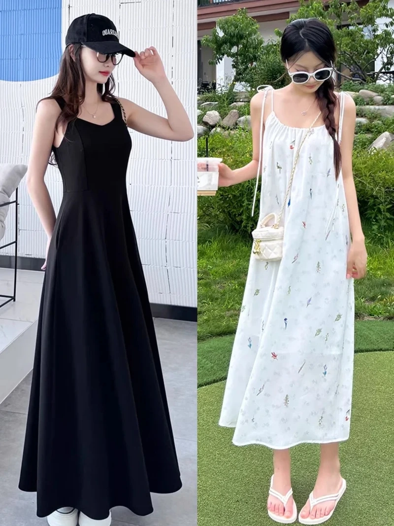 Tôn dáng mềm mại cùng đầm hai dây ôm dáng