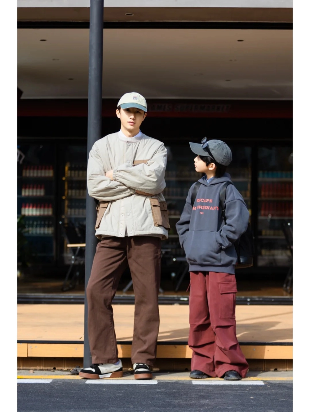 Đồ đôi bố và con trai vải đũi thoáng mát cho ngày nắng đẹp