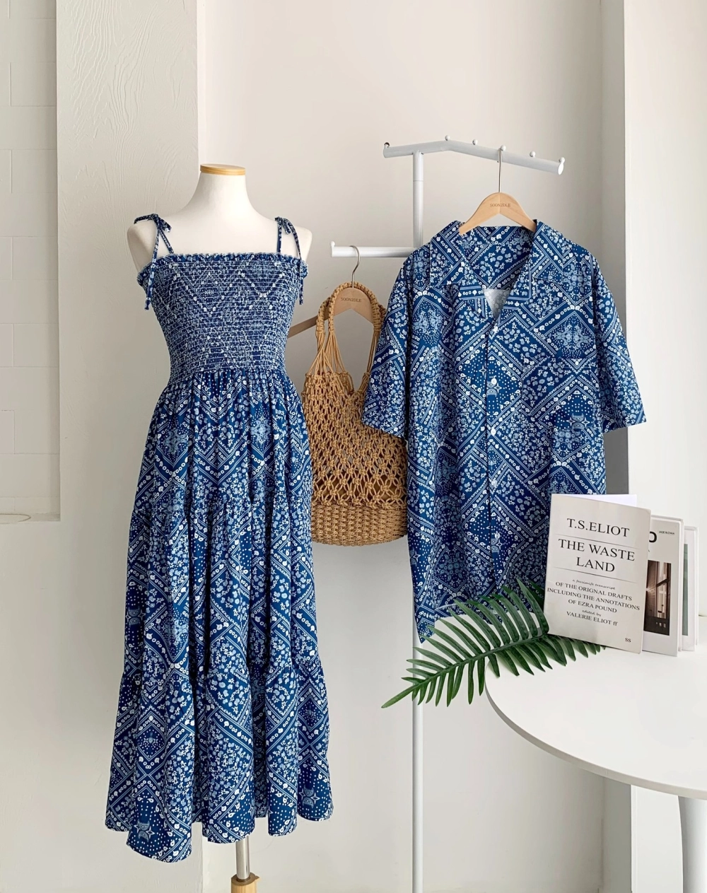 Đồ đôi đi biển cao cấp làm từ chất liệu vải lanh thoáng mát