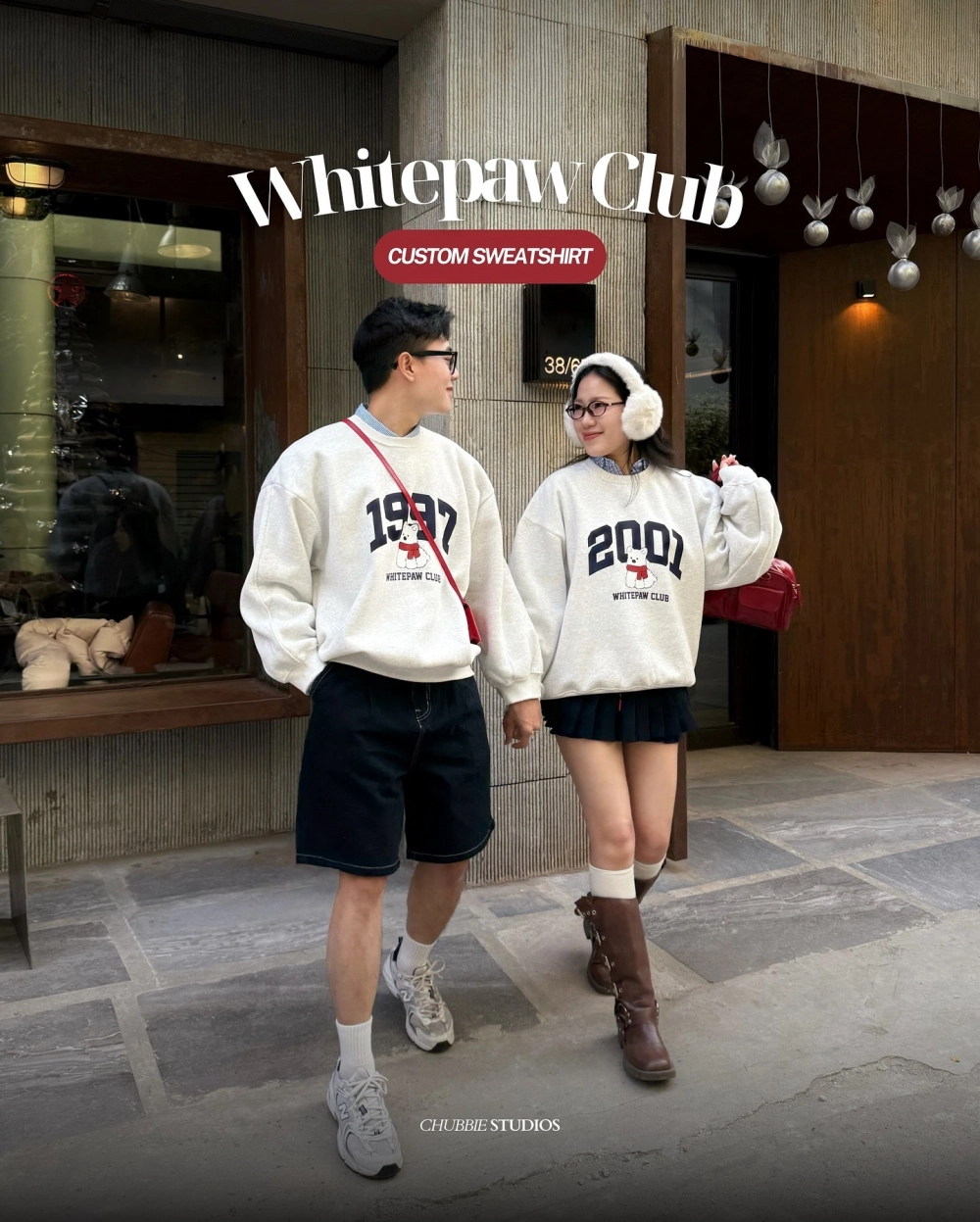 Áo thun tay lỡ đôi form rộng màu sắc nổi bật