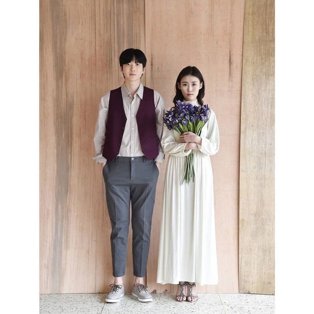 Đồ đôi vintage hoa nhí cổ điển dịu dàng cho bạn nữ