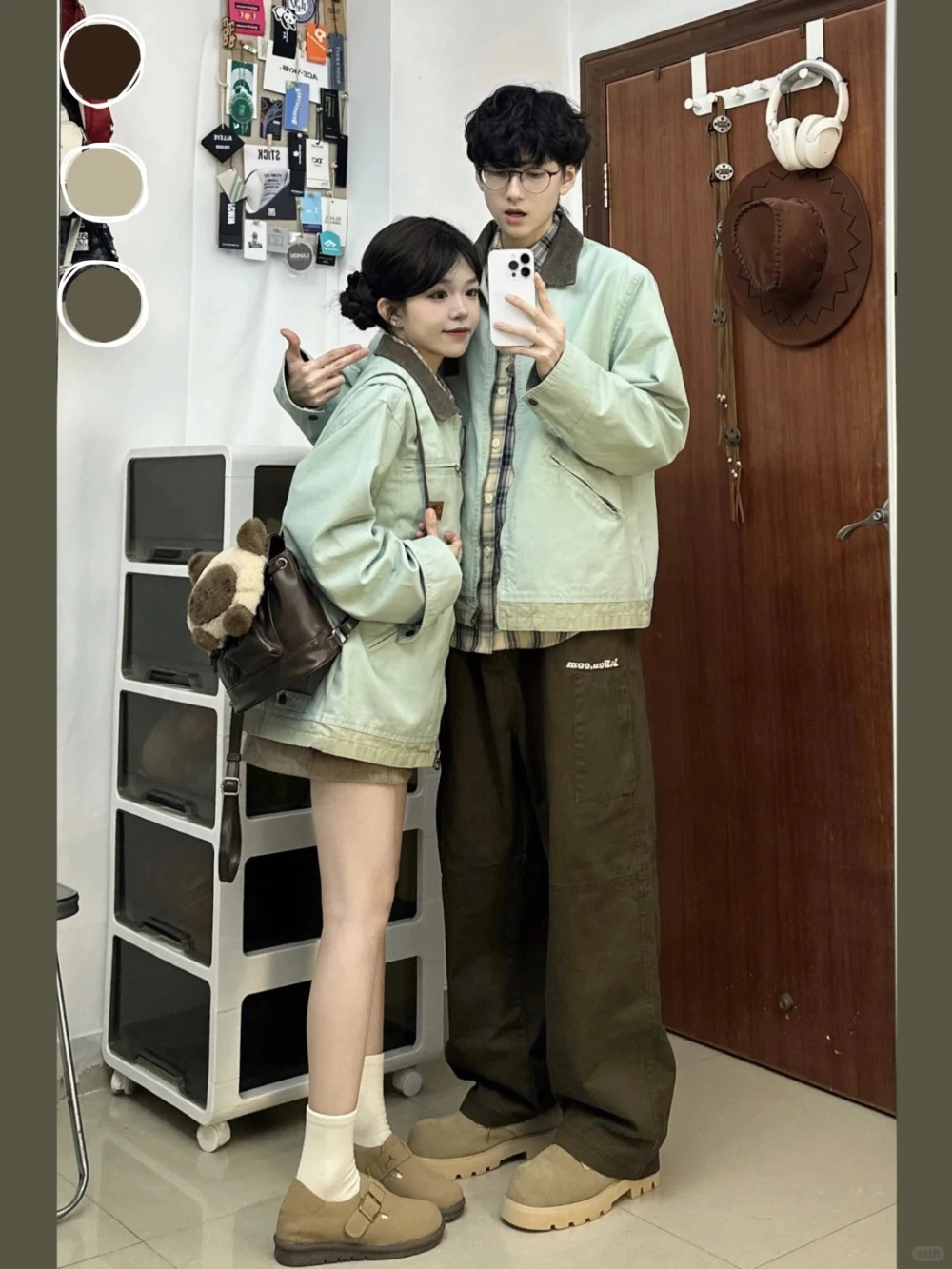 Áo thun đôi in chữ 