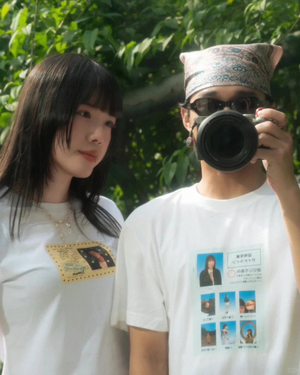 Đồ đôi thiết kế riêng phối phụ kiện đẳng cấp