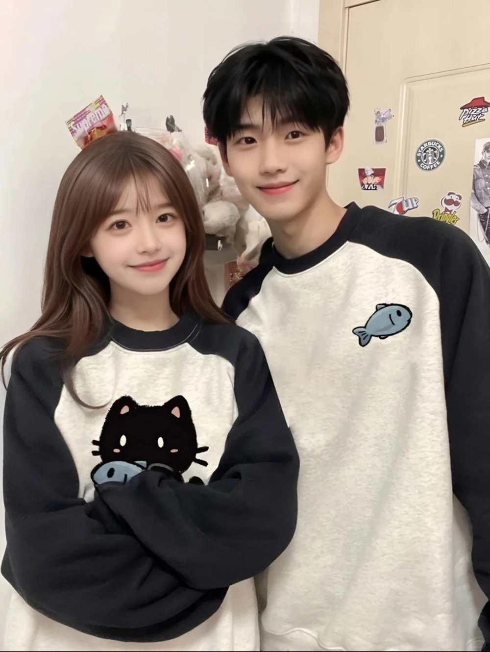 Đồ đôi thiết kế thêu linh vật ngựa tinh xảo