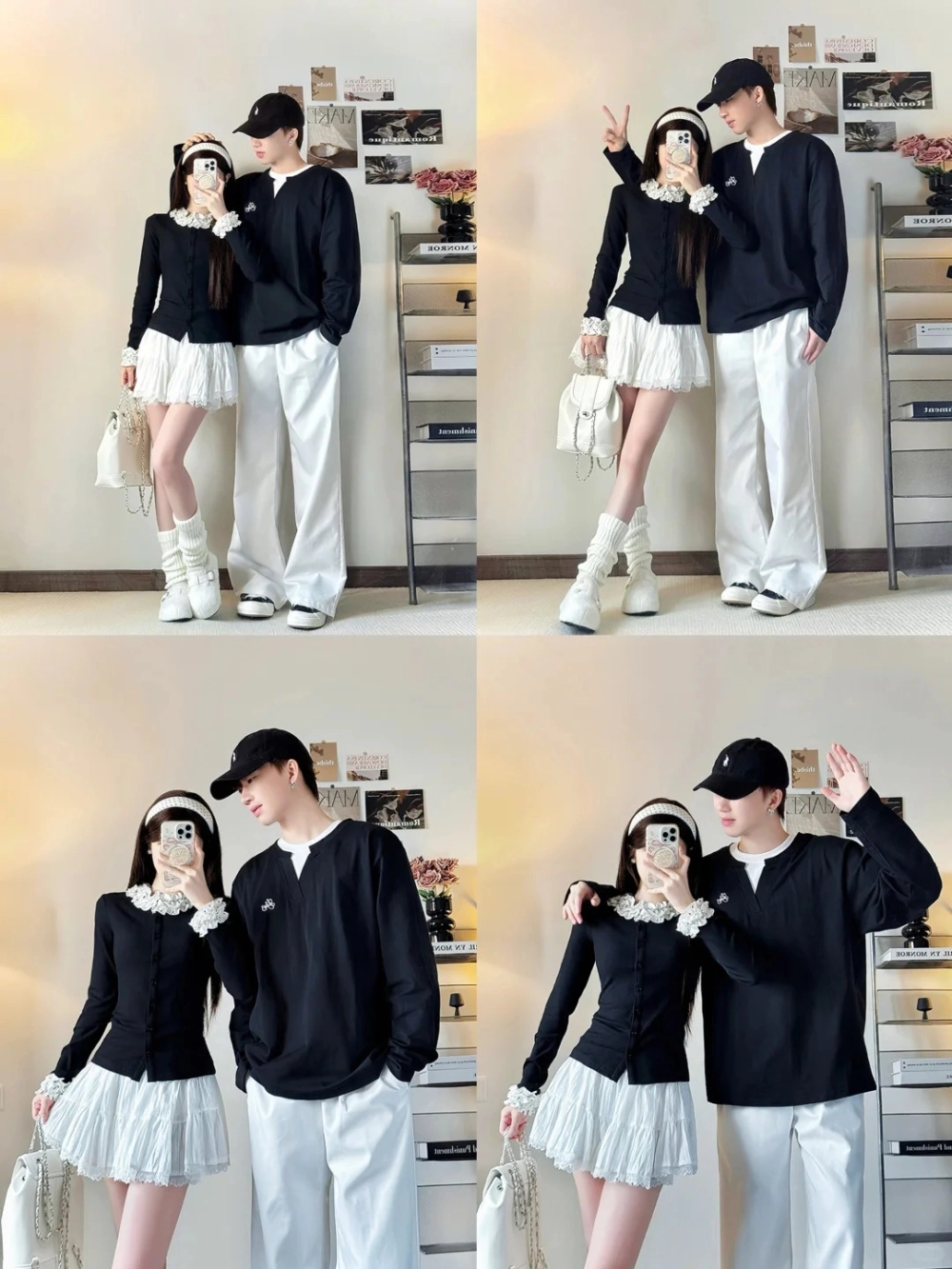 Phong cách minimalist couple outfits hiện đại và trẻ trung