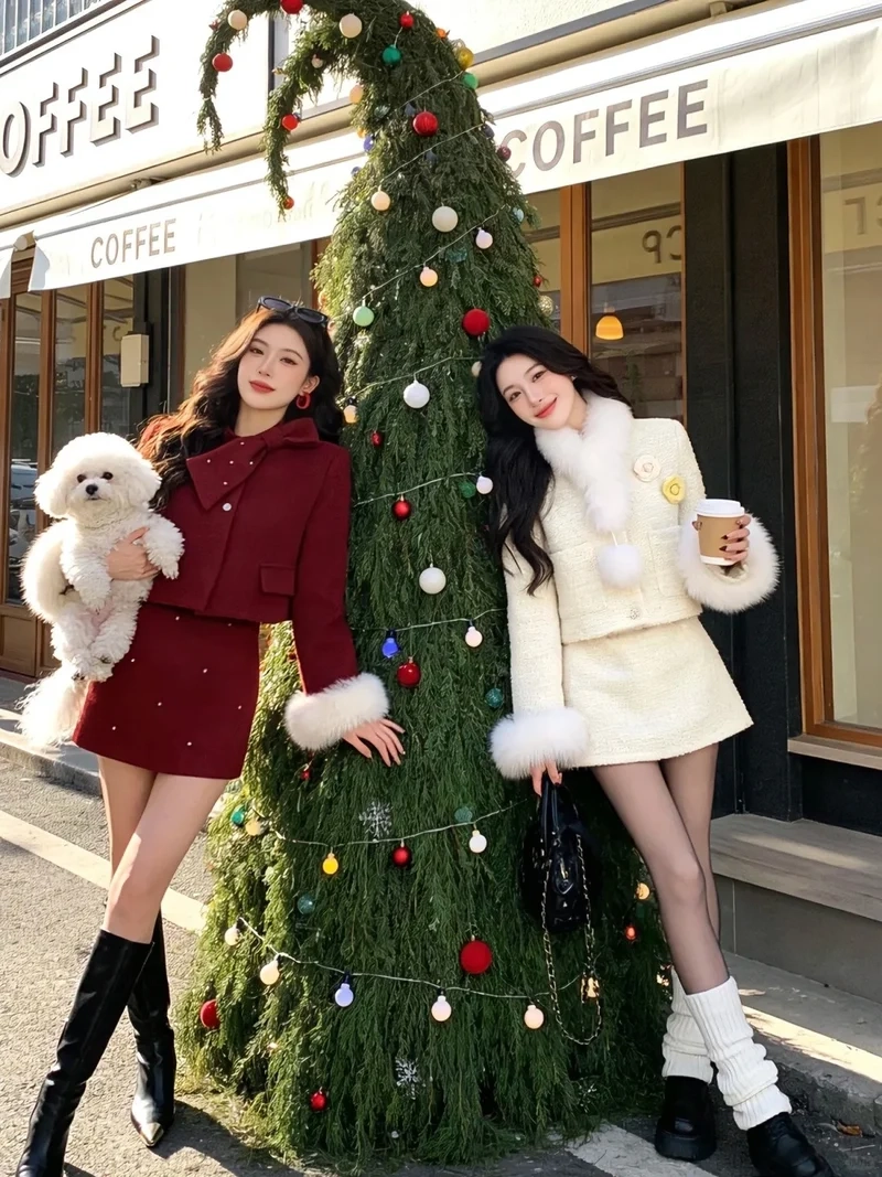 Phong cách Hàn Quốc chuẩn với set tweed phong cách Hàn