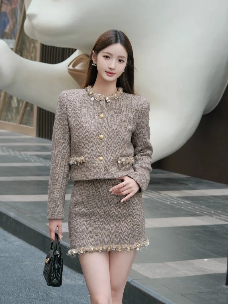 Tham khảo ngay set tweed ảnh thực tế đáng thử