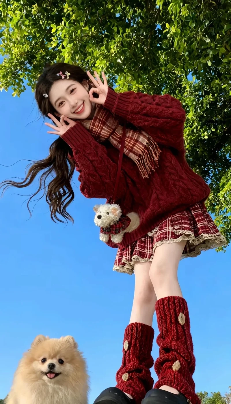 Check-in tuyệt đẹp cùng set đồ đỏ chụp ảnh