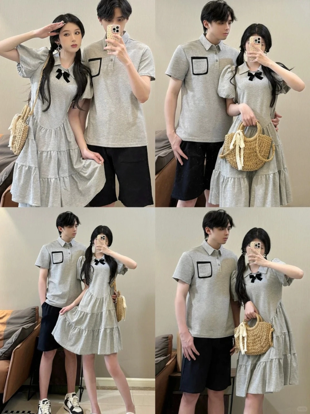 Áo sơ mi nữ màu hồng pastel tay phồng điệu đà